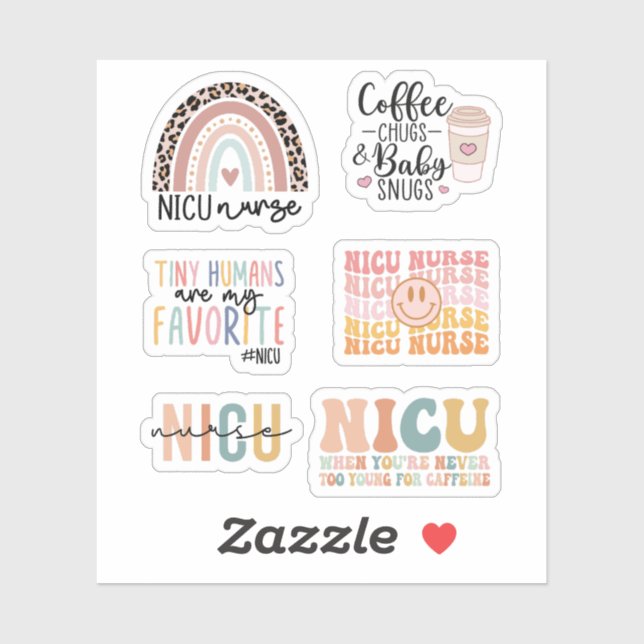 Adesivo Embalagem de Enfermeiro NICU de Unidade de Cuidado (Folha)