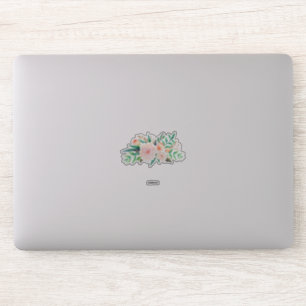 Adesivo embalagem de vinhetas de cor aquática