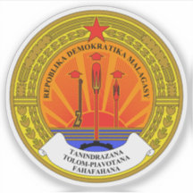 emblem da República Democrática de Madagascar (197