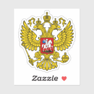 Adesivo Emblem de águia de dupla cabeça, imperial russo am