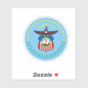 Adesivo Emblem de Columbus, Ohio Vinyl Sticker