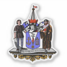 Adesivo Emblema da cidade de Southend-on-Sea, Inglaterra