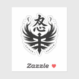 Adesivo Emblema da Ira Crista de Ninja