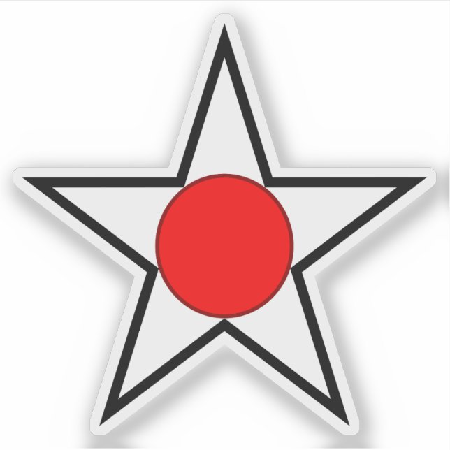 Adesivo Emblema de Asahikawa, Hokkaido, Japão (Frente)