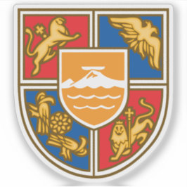 Adesivo Emblema de casaco de armas da República da Armênia