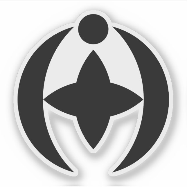 Adesivo Emblema de Chiba, Chiba, Japão (Frente)