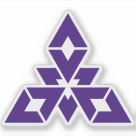 Adesivo Emblema de Fukuoka, Fukuoka, Japão