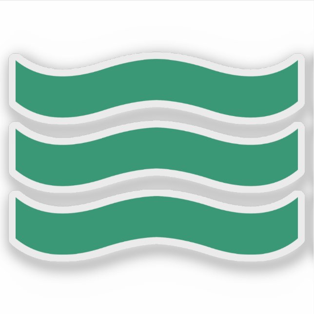 Adesivo Emblema de Hiroshima, Hiroshima, Japão (Frente)