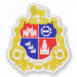 Adesivo Emblema de Mumbai, Índia