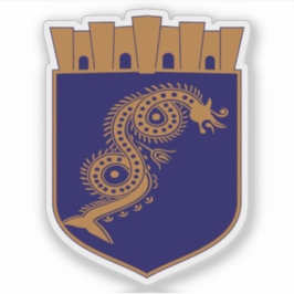Adesivo Emblema de Pogradec, Albânia