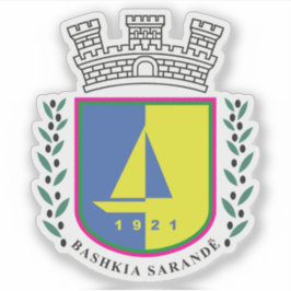 Adesivo Emblema de Sarandë, Albânia