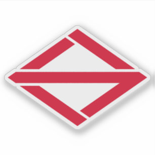 Adesivo Emblema de Yokohama, Kanagawa, Japão