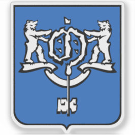 Adesivo Emblema de Yuzhno-Sakhalinsk (Oblast de Sakhalin)