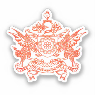 Adesivo Emblema do Estado Sikkim - ÍNDIA