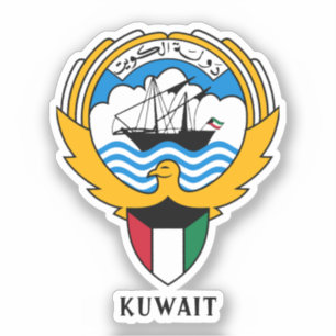 Adesivo Emblema do Kuwait