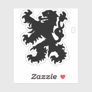Adesivo Emblema do Leão Flamengo