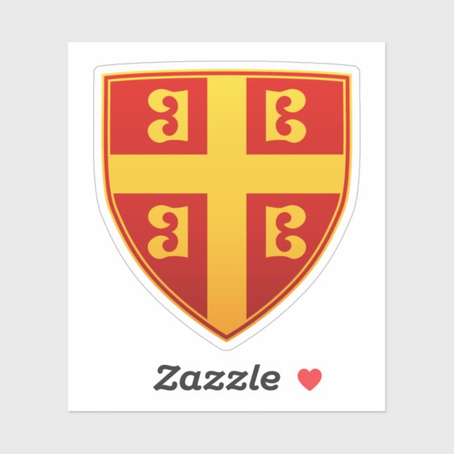 Adesivo Emblema Imperial do Império Bizantino (Folha)