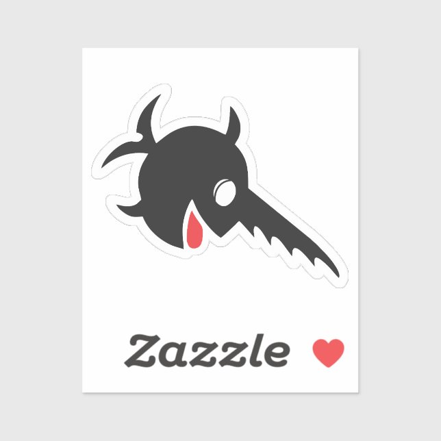 Adesivo Emblema U-96 - O espadarte rindo (Folha)