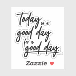 Adesivo Embrace Positivity: Tipografia Manuscrita Moderna