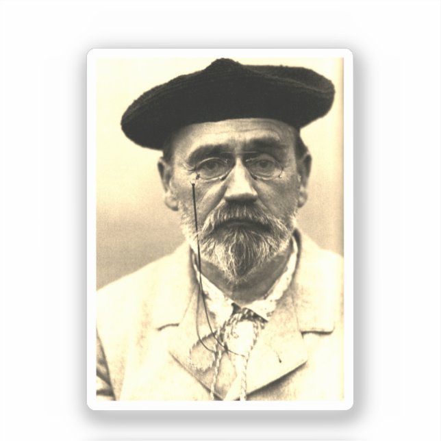 Adesivo Émile Zola, c. 1902 (Frente)