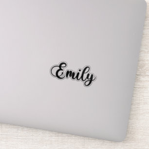 Adesivo Emily Name - Calliografia manuscrita