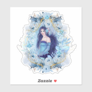 Adesivo Emma angel com flores