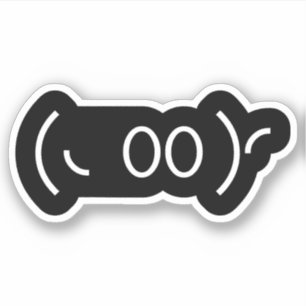 Adesivo Emoticon japonês Kaomoji