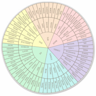 Adesivo Emotion Wheel Sticker