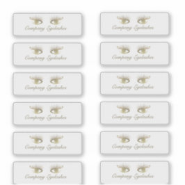 Adesivo Empacotamento de logotipo de beleza Eyelashes Dour