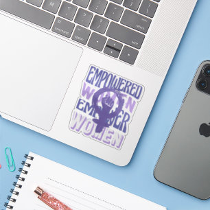 Adesivo Empoderar Mulheres, Símbolo de Mulheres Dia Intern