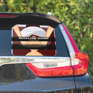 Adesivo Empresa de massagem de veículos publicitários