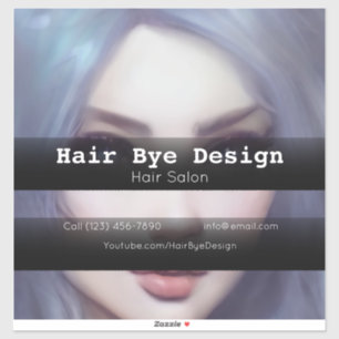Adesivo Empresa Hair Styling para publicidade de veículos