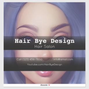 Adesivo Empresa Hair Styling para publicidade de veículos