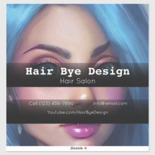 Adesivo Empresa Hair Styling para publicidade de veículos