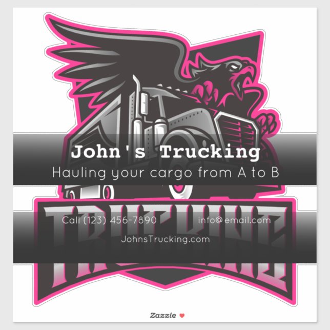 Adesivo Empresas de transporte de caminhões que anunciam n (Folha)