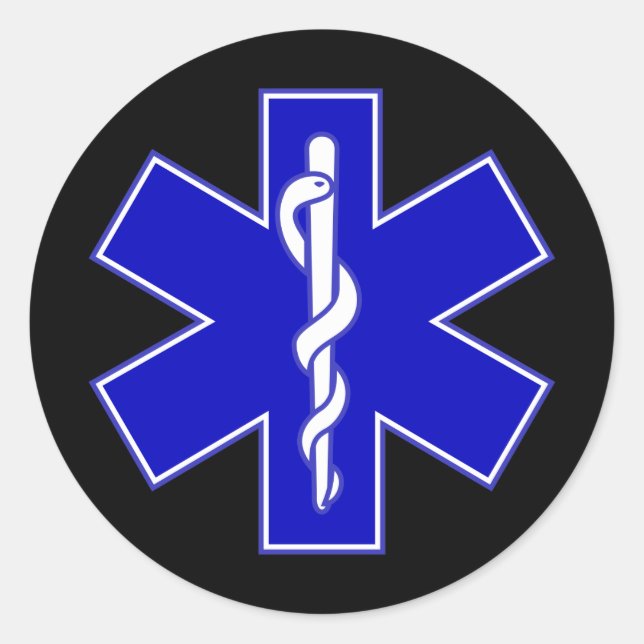 adesivo EMT Star of life (Frente)