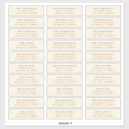 Adesivo Encantadora Elegância Clássica do Natal Feriado