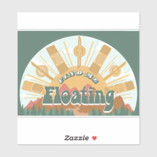 Adesivo Encontre-me Vinheta Flutuante