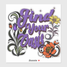 Adesivo Encontre seu oásis