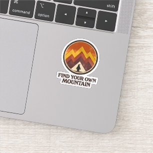 Adesivo Encontre Sua Própria Montanha – Pinguim Inspirador