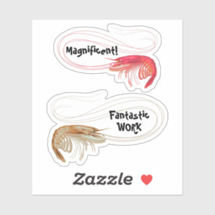 Adesivo Encorajamento à Sala de Aulas Shrimp