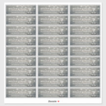 Endereço de Casamento Champagne Glass Wood String 