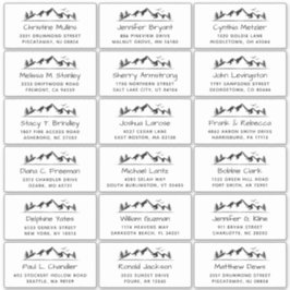 Adesivo Endereço de Convidado para Casamento Grande de Mon