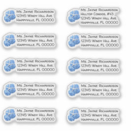 Adesivo Endereço de Correspondência Individual de Casament