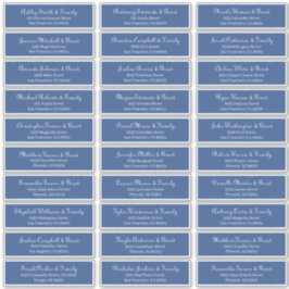 Adesivo Endereço de Nomes de Convidado de Casamento de Scr