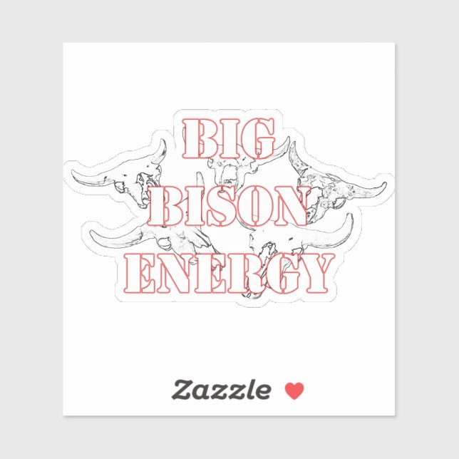Adesivo Energia Big Bison (Folha)