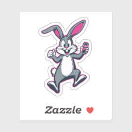 Adesivo Energy Bunny Sticker – Cute Rabbit Kids Decal