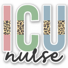 Adesivo Enfermeira da UTI Cheetah RN presentes de Apreciaç