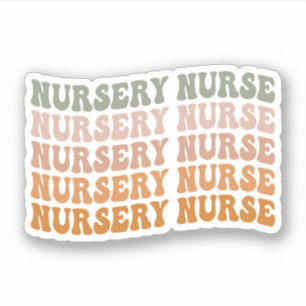 Adesivo Enfermeira, Enfermeira recém-nascida, Enfermeira E