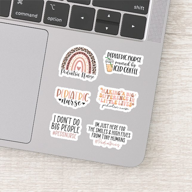 Adesivo Enfermeira pediátrica Enfermeira Engraçada, Enferm (Detalhe)